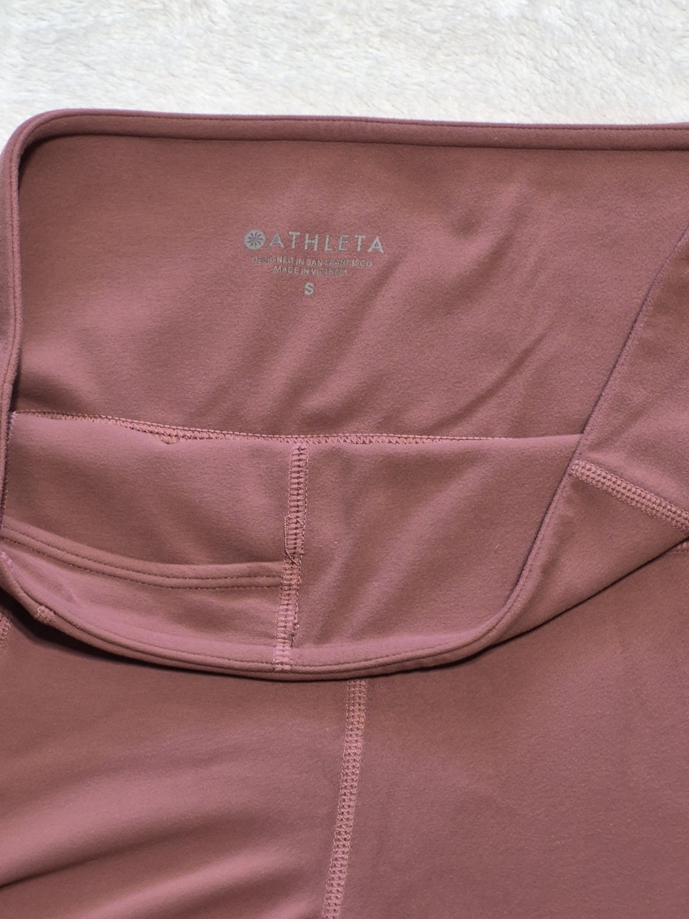 Athleta Rose-Mauve High-Rise Performance Leggings